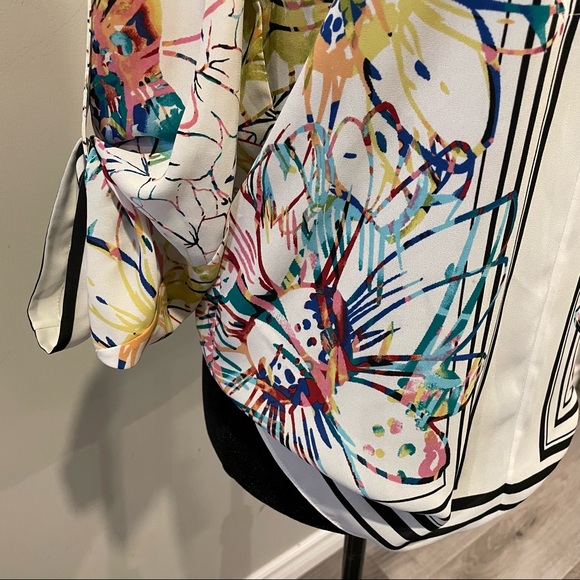 BCBG MaxAzria Haida Silky Tunic Top Size XS - Picture 5 of 16